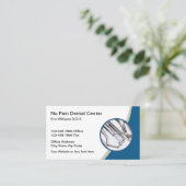 Zahnarztbüros Neue Visitenkarten Visitenkarte (Stehend Vorderseite)