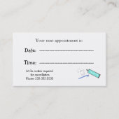 Zahnärzte Erinnerungen Terminkarte (Vorderseite)