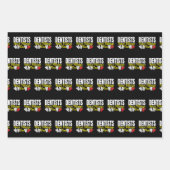 Zahnärzte haben auch Füllungen - Zahnpuffer für Ge Geschenkpapier Set (Vorderseite)