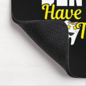 Zahnärzte haben auch Füllungen - Zahnpuffer für Ge Mousepad (Ecke)