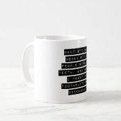 Zahnärzte machen den Leuten Geld Kaffeetasse (Vorderseite Links)