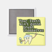 Zahnärzte Magnet (Vorderseite/Rückseite)