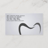 Zahnärzte - Visitenkarten Visitenkarte (Rückseite)