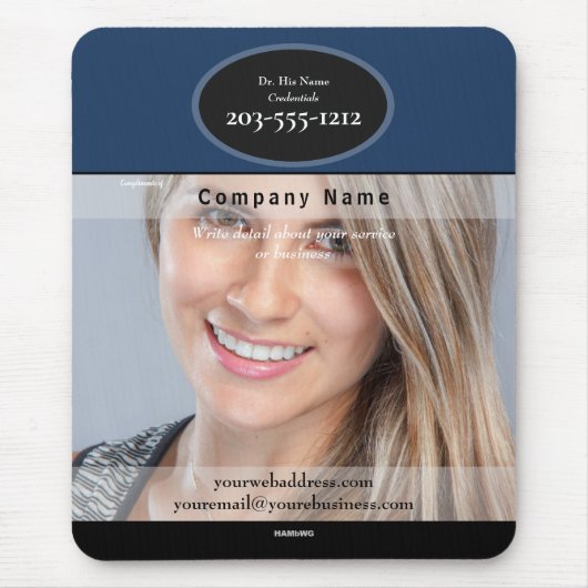 Zahnärzte Werbemousepad - HAMbyWG Mousepad (Vorne)