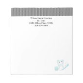 Zahnärzte - Zahnbüro - Anmerkungen Notizblock (Vorderseite)