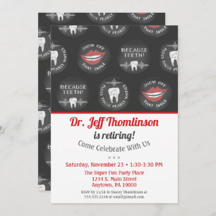 Zahnarztentlehnung Einladung