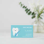 Zahnarzternennung Lächelt Zahnärztliche Versorgung Terminkarte (Stehend Vorderseite)