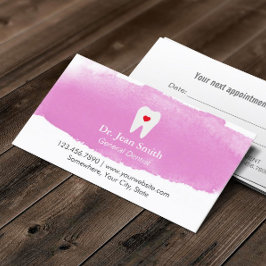 Zahnarzternennung - Zelt Terminkarte