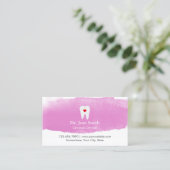 Zahnarzternennung - Zelt Terminkarte (Stehend Vorderseite)