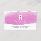 Zahnarzternennung - Zelt Terminkarte (Vorderseite)