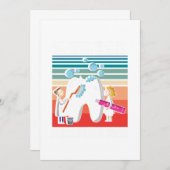 Zahnarztgeschenk für Zahnzahnärzte Einladung (Vorne/Hinten)