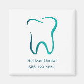 Zahnarztgewerbe Magnet (Vorne)