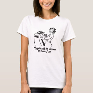 Zahnarzthelfer-Behälter u. T-Shirts