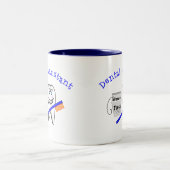 Zahnarzthelfer-Geschenke Zweifarbige Tasse (Mittel)