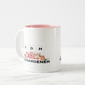 Zahnarzthelfer-hübsche Blumen-Themed Tasse (Vorderseite Links)