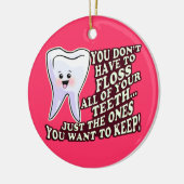 Zahnarzthelfer Keramik Ornament (Links)