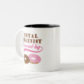 Zahnarzthelfer-lustiges Geschenk Zweifarbige Tasse (Vorderseite Links)