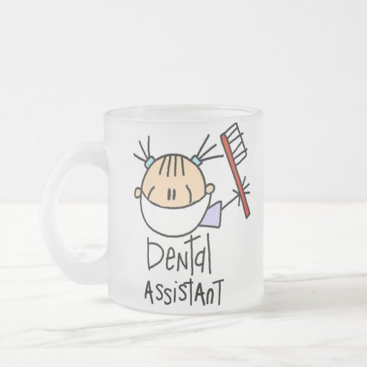 Zahnarzthelfer Mattglastasse (Links)