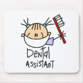Zahnarzthelfer Mousepad (Vorne)