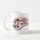Zahnarzthelfer-Stimme Kaffeetasse (Links)
