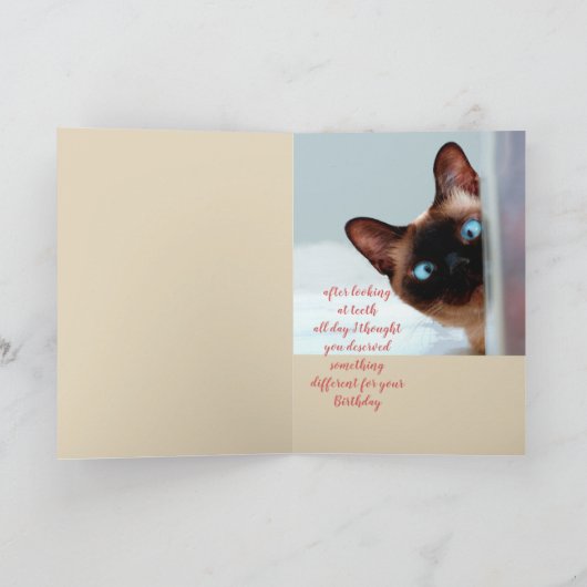 Zahnarzthelfer, Techniker, Feiertagskarte (Innenseite)