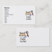 Zahnarzthelfer Visitenkarte (Vorne/Hinten)