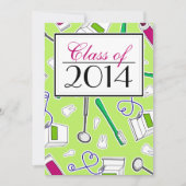 Zahnarzthelfer-/zahnmedizinische Einladung (Vorderseite)