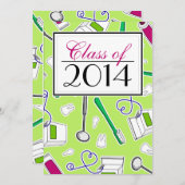 Zahnarzthelfer-/zahnmedizinische Einladung (Vorne/Hinten)