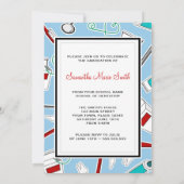 Zahnarzthelfer-/zahnmedizinische SchulAbschluss - Einladung (Rückseite)