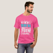 Zahnarzthygiene Schule Zahnstudentin Spaß Zahnarzt T-Shirt (Vorne ganz)