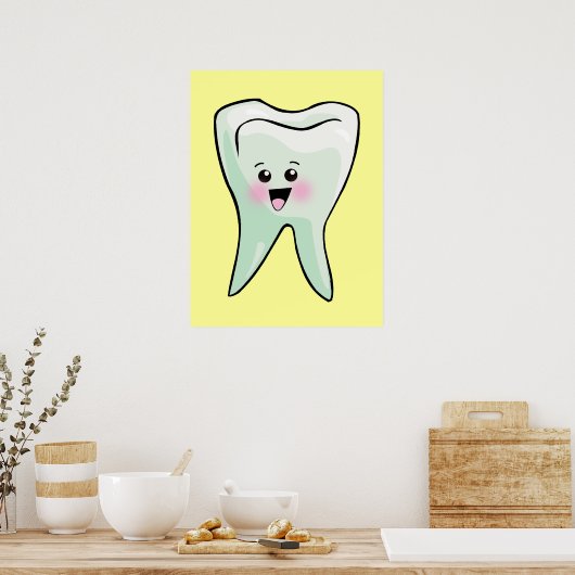 Zahnarzthygienie Poster (Küche)