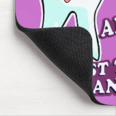 Zahnarzthygieniker oder Orthodontist Mousepad (Ecke)