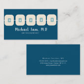 Zahnarzthygienist Orthodontist Logo-Muster Visitenkarte (Vorne/Hinten)