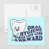 Zahnarzthygienist Postkarte (Vorne/Hinten)