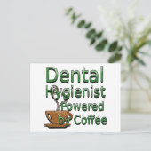 Zahnarzthygienist Postkarte (Stehend Vorderseite)