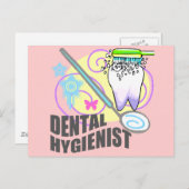 Zahnarzthygienist Postkarte (Vorne/Hinten)