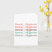 Zahnarzthygienist | RDH Zahnarztspenden Karte (Gelbe Blume)