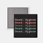Zahnarzthygienist | RDH Zahnarztspenden Magnet (Vorderseite/Rückseite)