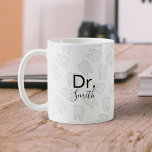 Zahnarzthygienist Zahnarztzahnmuster Kaffeetasse<br><div class="desc">Zahnarzthygienist Zahnarztassistent Zahnarztmuster Tasse.</div>