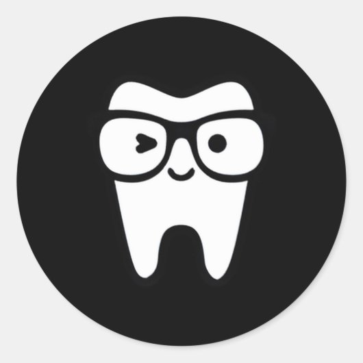 Zahnarzthygienistin Runder Aufkleber (Vorderseite)
