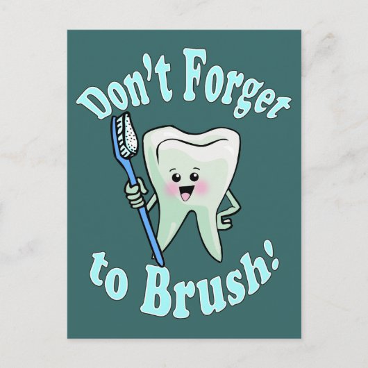 Zahnarzthyphenist Postkarte (Vorderseite)