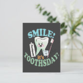 Zahnarzthyphenist Postkarte (Stehend Vorderseite)