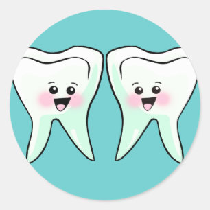 Zahnarzthyphenist Runder Aufkleber