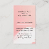 Zahnärztin Dental Dentist Business Card Visitenkarte (Rückseite)