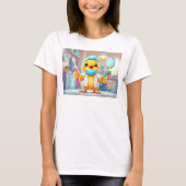 Zahnärztin Huhn T-Shirt (Vorderseite)