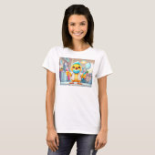 Zahnärztin Huhn T-Shirt (Vorne ganz)
