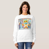 Zahnärztin Hühner Sweatshirt (Vorne ganz)