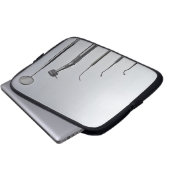 Zahnarztinstrumente Laptopschutzhülle (Vorne Knopf)