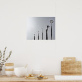 Zahnarztinstrumente Poster (Küche)