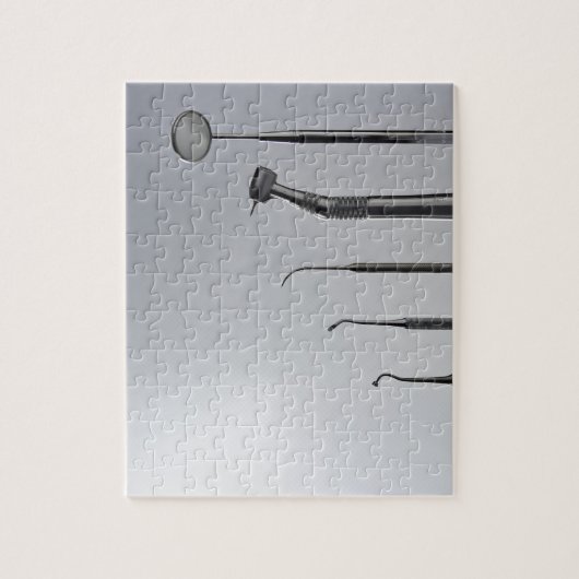 Zahnarztinstrumente Puzzle (Vertikal)